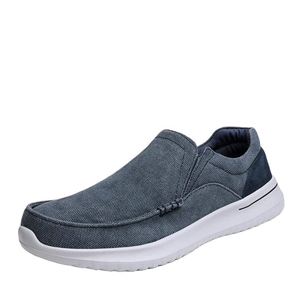 Men's Durable Casual Canvas Loafers - DARK BLUE -  0